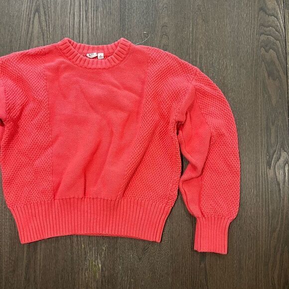 GAP Mix-Stitch Crew Neck Sweater Coral - Size M - Picture 3 of 10